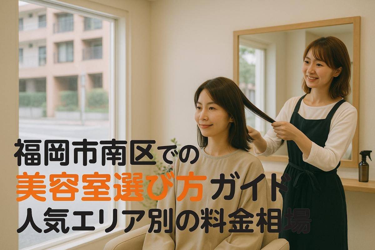 福岡市南区での美容室で人気エリア別の料金相場と失敗しない選び方ガイド
