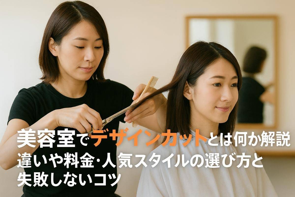 美容室でデザインカットとは何か解説！違いや料金・人気スタイルの選び方と失敗しないコツ